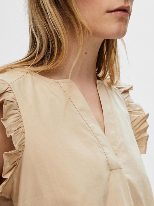 Actual product image Selected Femme Ruched top (42)