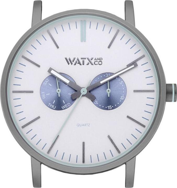 Produktbild Watx & Colors Unisex-Uhr WXCA2733 Grau Silberfarben (Ø 44 mm) (Analoguhr, 44 mm)