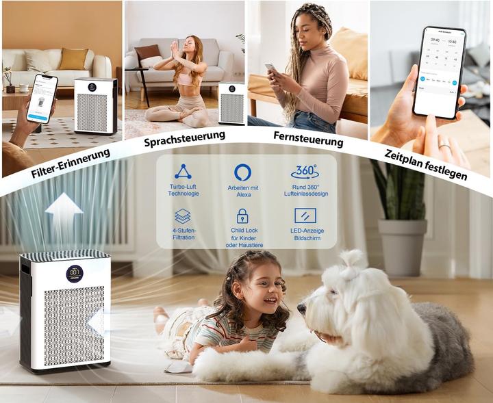 Actual product image Freshdew Luftreiniger H13 (130 m²)