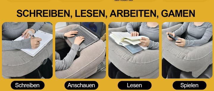 Actual product image Dema Reading cushion Arm support laptop cushion Air cushion inflatable Grey