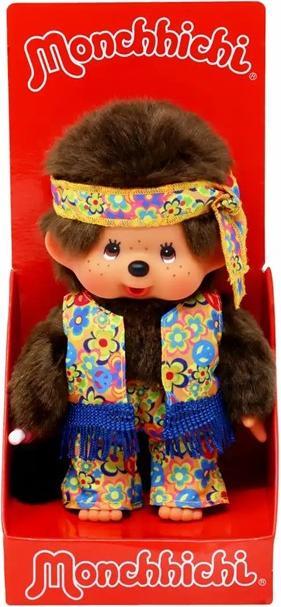 Image du produit Magni Monchhichi peluche garçon Flower Power 20cm (9.50 cm)