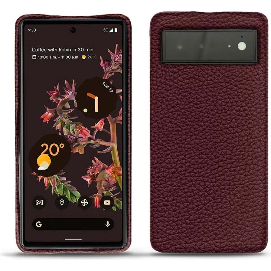Noreve Lederschutzhülle (Google Pixel 6), Smartphone Hülle, Violett