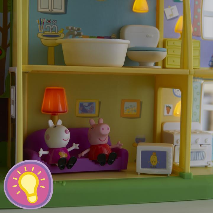 Actual product image Hasbro Peppa's Playtime to Bedtime House