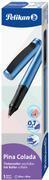 Produktbild Pelikan Tintenroller Pina Colada blau +1 Tintenpatrone 8er Faltschachtel (Blau, 8 x)