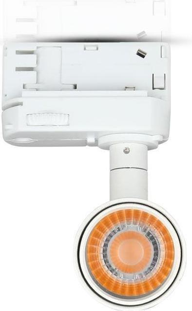Actual product image V-TAC VT415W 15W LED Track Light SAMSUNG Chip White Housing 5000K (1200 lm)
