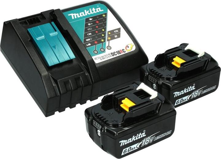 Actual product image Makita DJR 183 RGJ Battery Reciprocating Saw 18 V + 2x Battery 6.0 Ah + Charger + Makpac