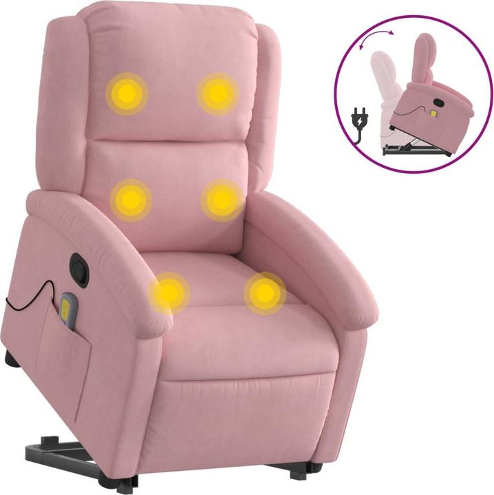 Actual product image vidaXL Massagesessel mit Aufstehhilfe