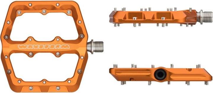 Actual product image Wolf Tooth Waveform Pedals, Small, Plattform-Pedal, orange