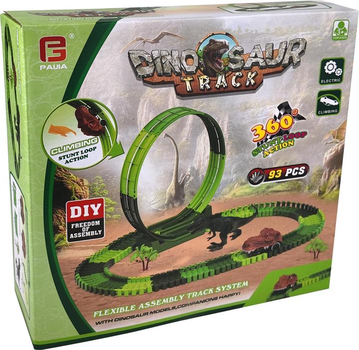 Produktbild I Am Creative Dino Eisenbahn, Rennbahn 93-teilig