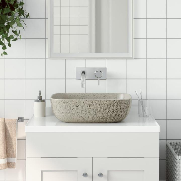 Actual product image vidaXL Aufsatzwaschbecken (480 mm, 375 mm)