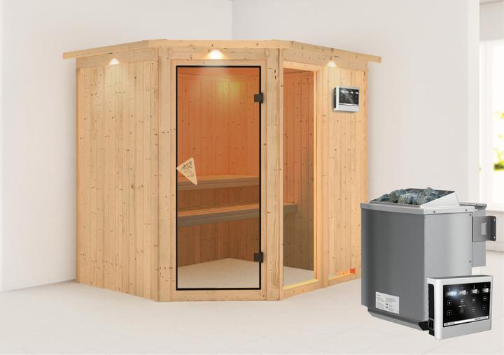 Immagine prodotto Karibu Fiona 2 con cerchio sul tetto (9 KW Bio controllo esterno)