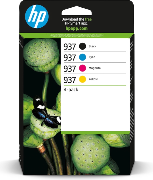 HP 937 CMYK originele inktcartridge 4-pak (M, BK, C, Y)
