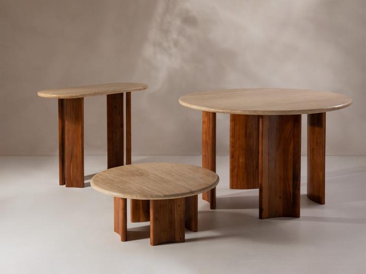 Image du produit Micadoni Table Basse, "Cleo", Marron Clair, 80x80x35