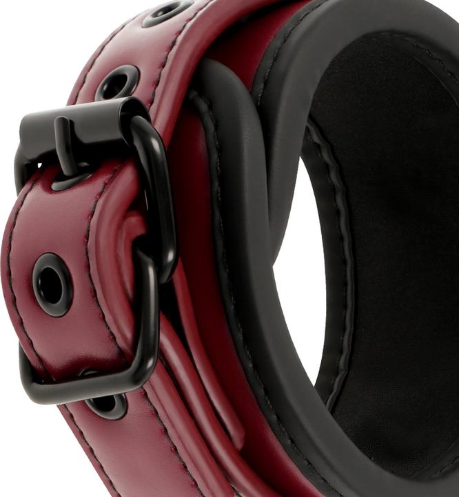 Actual product image Fetish submissive Ankle Cuffs Vegan Leather