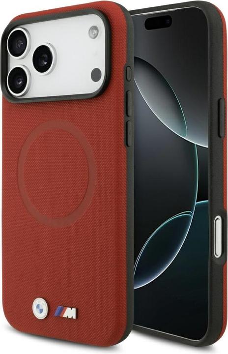 Produktbild BMW M FW Metal Logo MagSafe Case for iPhone 17 Pro Max Red