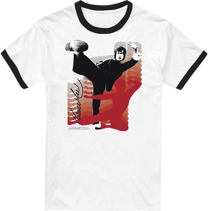 Produktbild Bruce Lee Kick It Ringer TShirt (S)