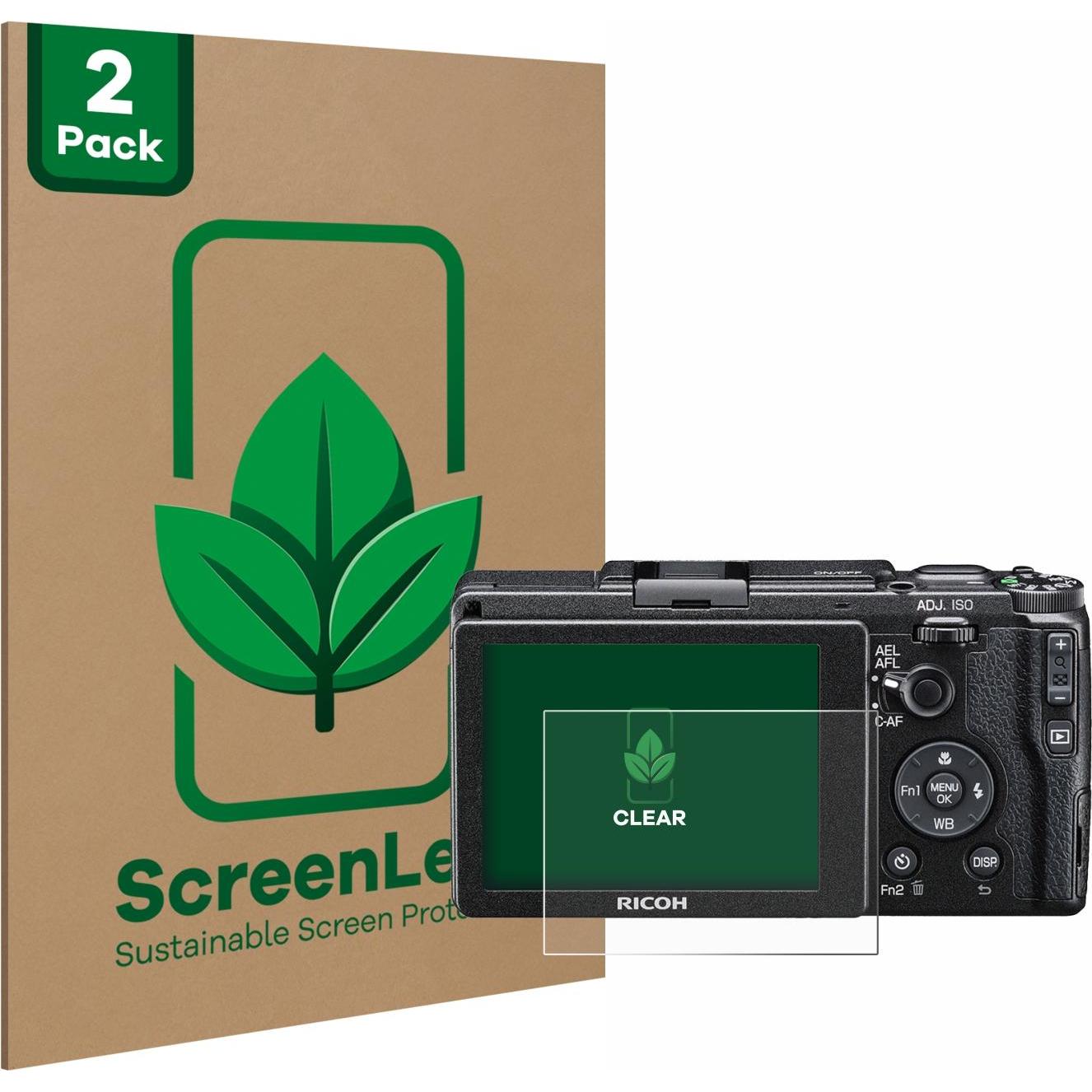 ScreenLeaf Schutzfolie nachhaltiger Displayschutz Displayschutzfolie Folie Klar Transparent (Displayschutz), Kameraschut...