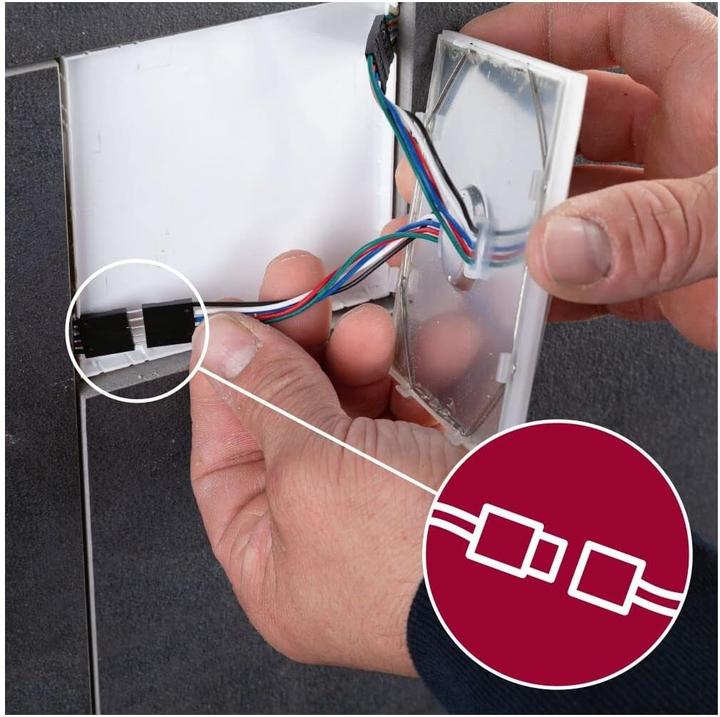 Actual product image Paulmann Luminaire LumiTiles Basic Set Square 2x0,72W (RGBW, 1 cm, Indoor)