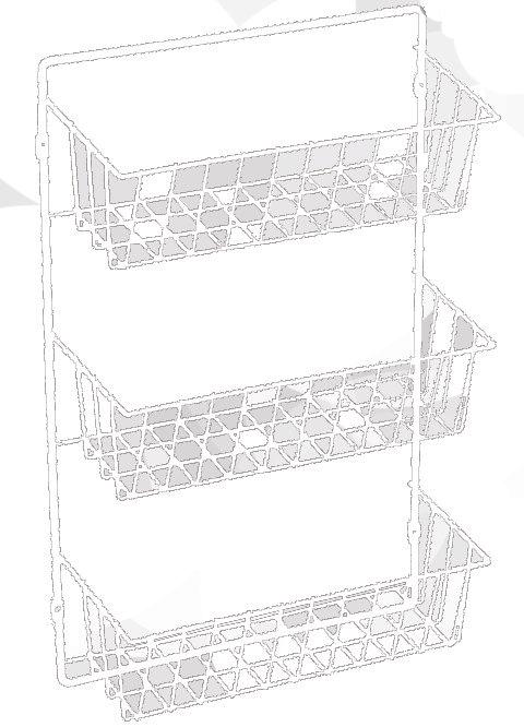 Elfa Draht-Schrank-Gestelle (1 pcs.)