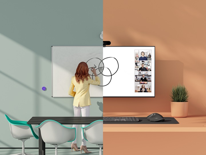 Actual product image Logitech Scribe Whiteboard Kamera