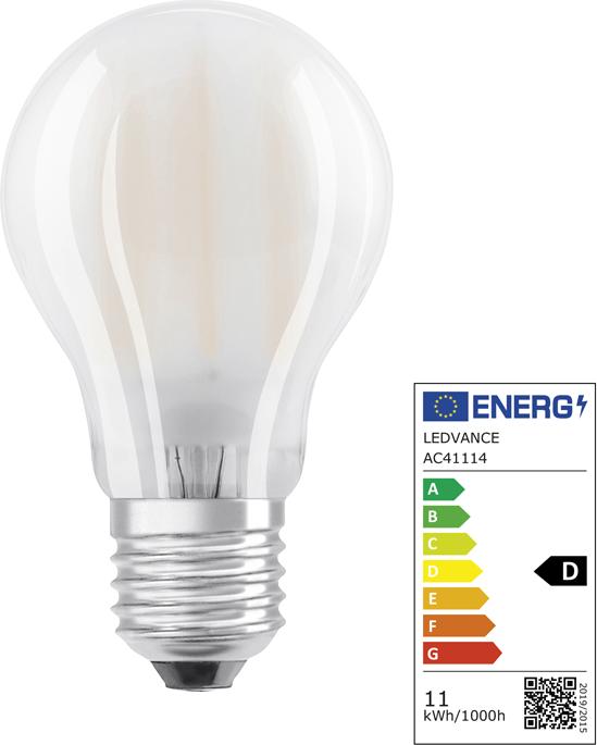 Image du produit Osram Retrofit Classic A (E27, 11 W, 1521 lm, 1 x, D)