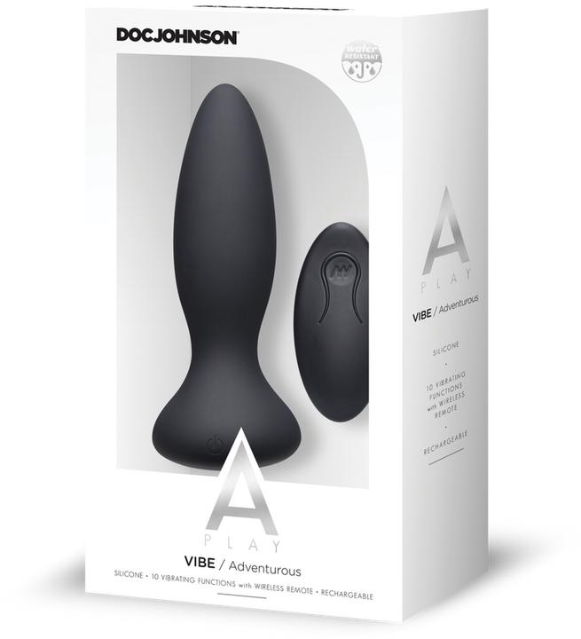 Actual product image Doc Johnson Vibe - Adventurous - Rechargeable Anal Plug