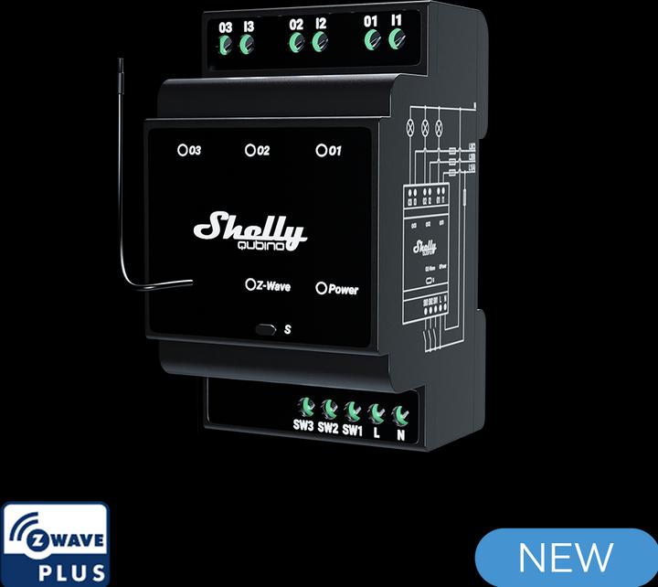 Image du produit Shelly Qubino Wave Shutter (Actionneur de commutation)