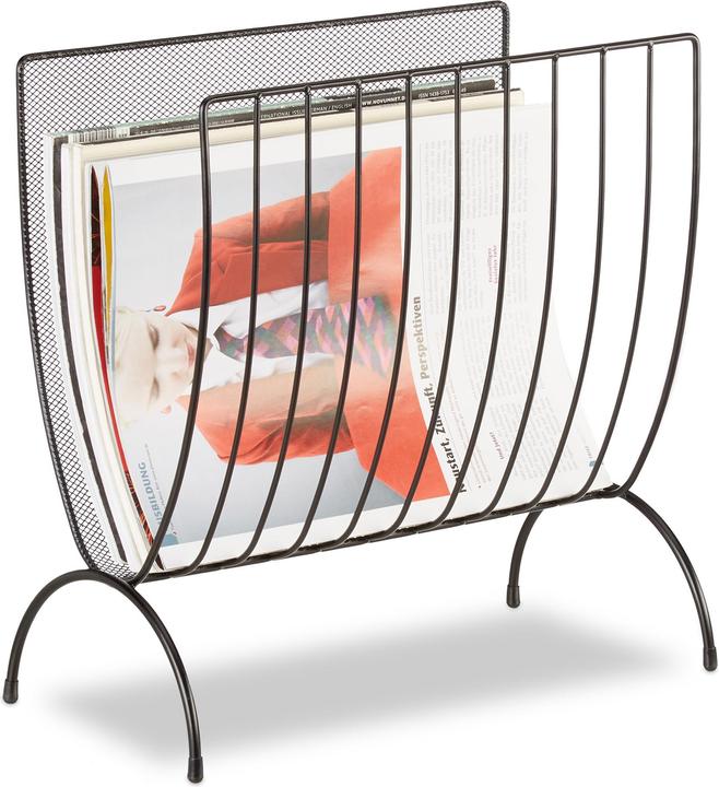 Actual product image Relaxdays Metal Newspaper Stand (34 x 18 x 35 cm)