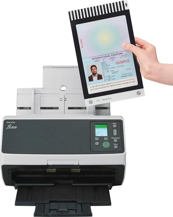 Actual product image RICOH fi-8190 document scanner (USB, Ethernet)
