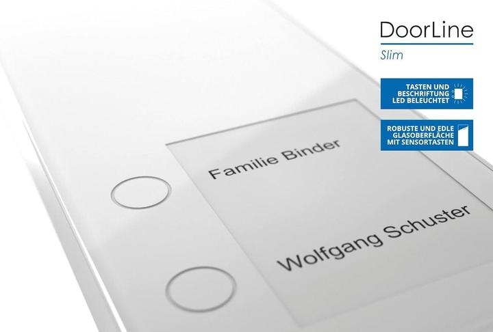 Actual product image Doorline Slim Door Station for Intercom and Door Opening via Phone or Smartphone