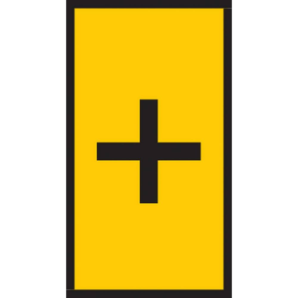 HellermannTyton, Etiketten, 592-11070 CWMS-+-260-YE-260-YE Kabel-Etikett