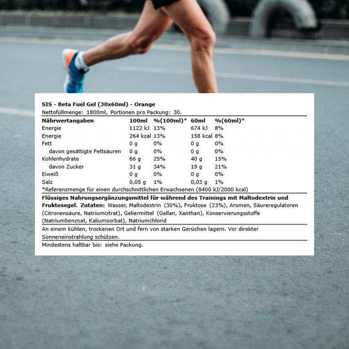 Actual product image SIS Beta Fuel (Orange, 30 pcs., 1200 g)