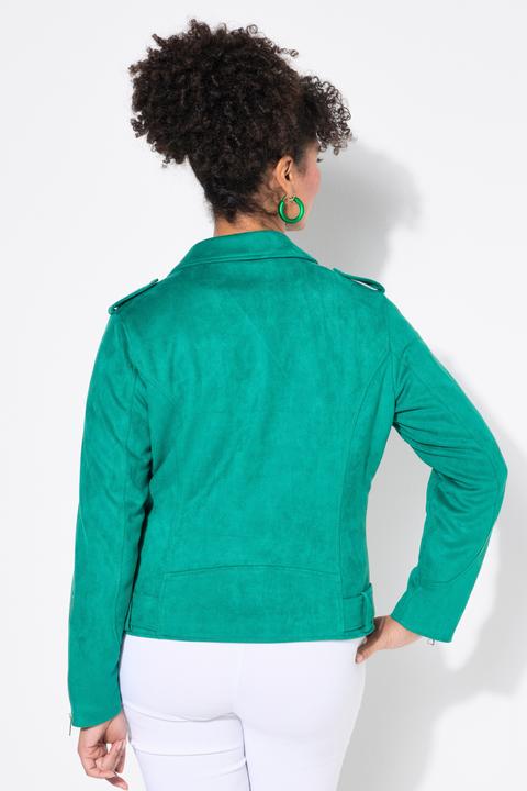 Produktbild Miamoda Bikerjacke, Veloursleder-Optik, Revrskragen (44)