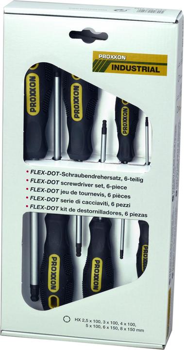 Produktbild Proxxon FLEX-DOT Schraubendrehersatz (Innensechskant)