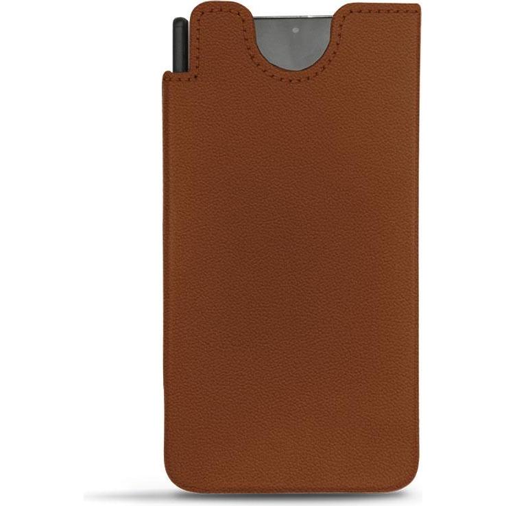 Noreve Lederschutzhülle (Samsung Galaxy S21 Ultra), Smartphone Hülle, Braun