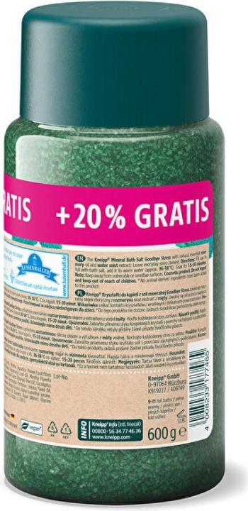 Produktbild Kneipp Goodbye Stress (Badesalz, 600 g)