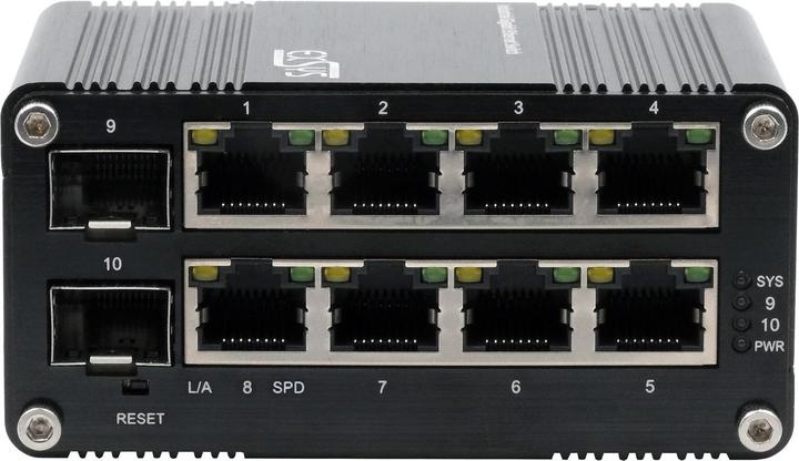 Produktbild Exsys Web-Managed Mini Switch 8x 1 Gbit/s + 2x SFP (10 Ports)