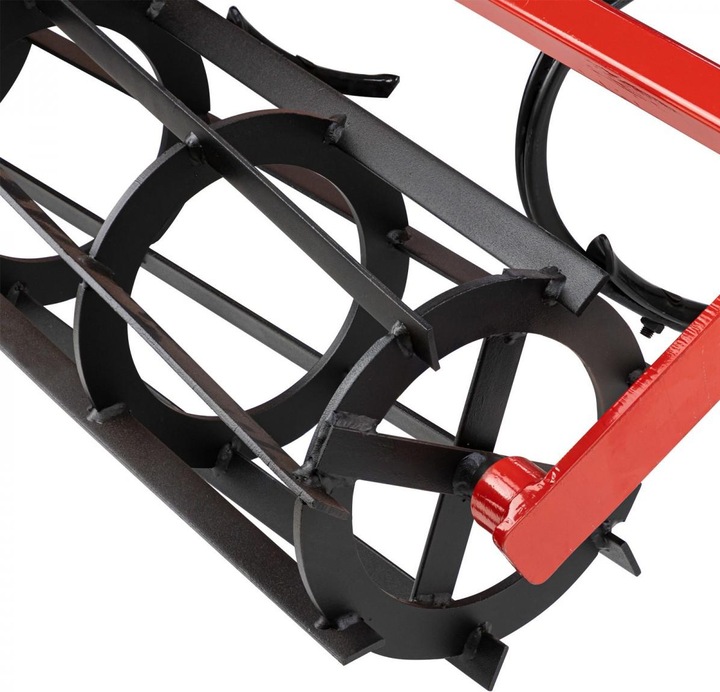 Actual product image Dema Traktor Grubber Saatbeetgrubber Egge Vertikutierer Kultivator mit Krümelwalze