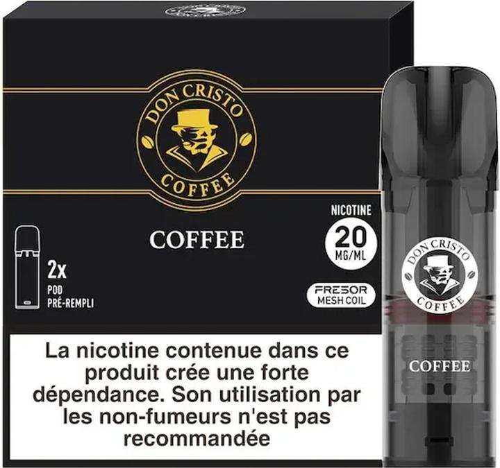 Immagine prodotto Don Cristo Prefilled Elfbar Pod Coffee 20mg 2pcs (Caffè)