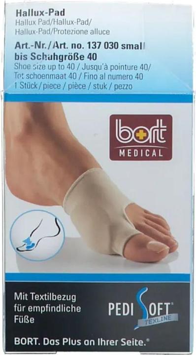Produktbild Bort Medical Pedisoft Texline Hallux Pad small