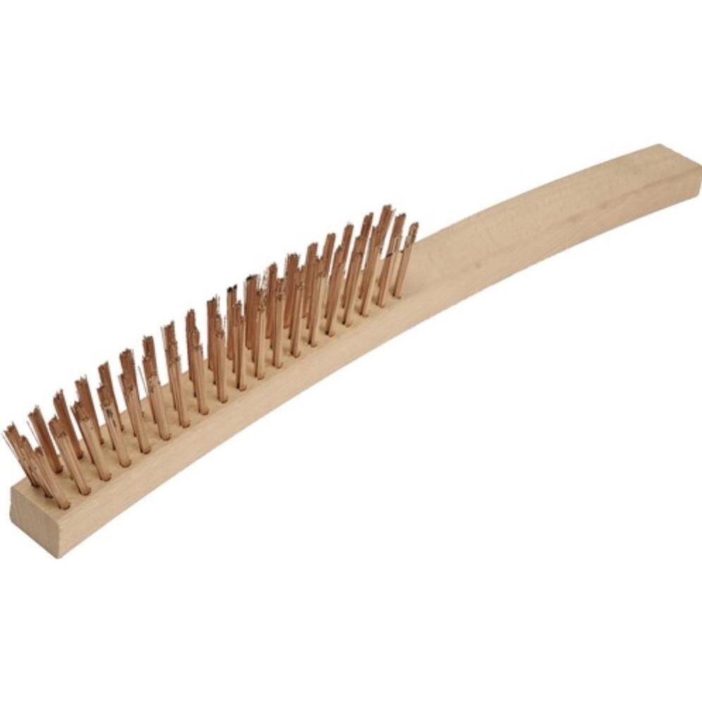 Endres Tools, Schleifmittel, Drahtbürste Länge 350 mm 0,3 mm Zinnbronzedraht 3-reihig funkenfrei