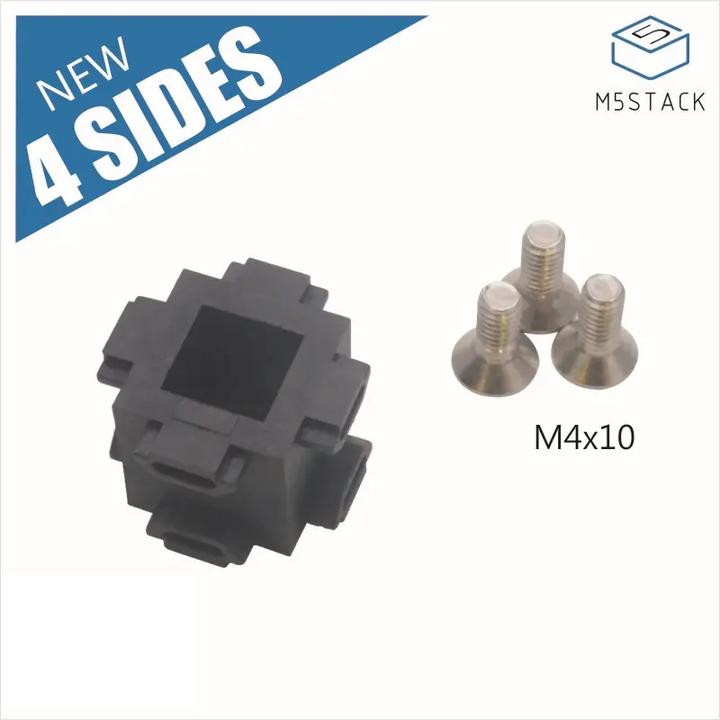 Actual product image M5Stack 12 pieces 4-sided corner connectors for 1515 aluminium profile