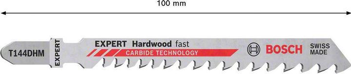 Immagine prodotto Bosch Professional Zubehör Lama per seghetto alternativo Expert Hardwood Fast T144DHM, 10 pezzi