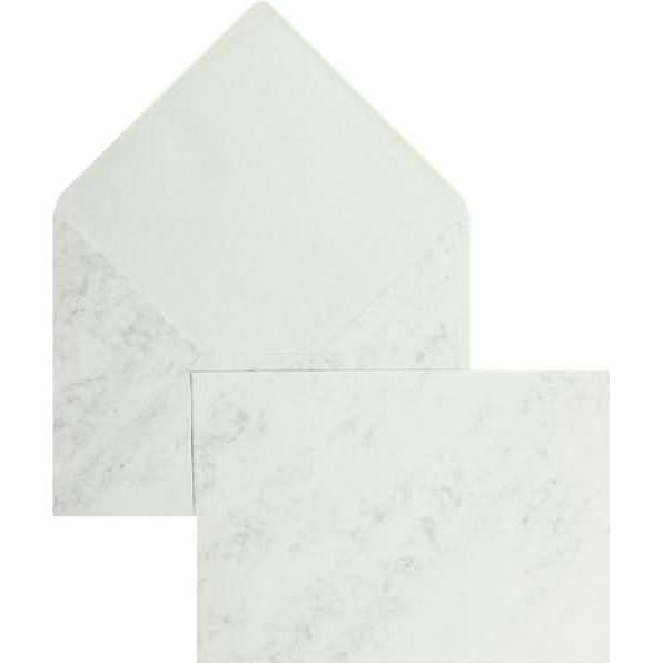 Thumbnail - Blanke, Briefumschlag, Briefumschläge 225x315mm 160g/qm gummiert VE=100 Stück grau marmora (100 x)