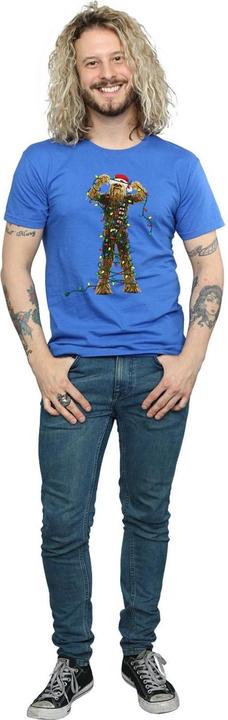 Produktbild Star Wars Chewbacca Christmas Lights TShirt (3XL)