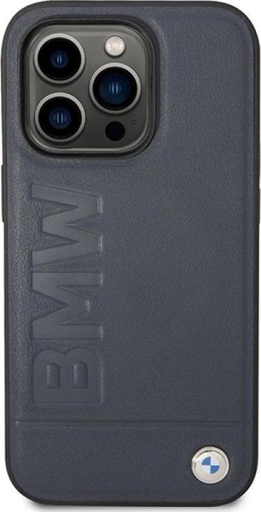 Immagine prodotto BMW Custodia BMHMP14XSLLNA iPhone 14 Pro Max 6,7" granatowy/navy Custodia rigida in pelle Hot Stamp (Apple iPhone 14 Pro Max)