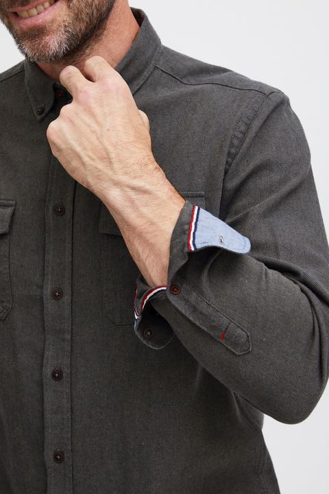 Produktbild FQ1924 FQSteven brushed twill LS shirt - Shirt - 21900516 (XL)