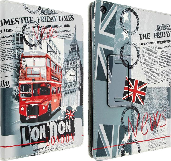 Actual product image Akashi Flip-Schutzhülle London News für Apple iPad Air, Air 2 und iPad Pro 9.7 (Apple iPad Pro 9.7 2016)
