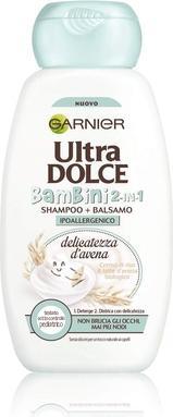 Actual product image Garnier Ultra Dolce Delicatezza d'Avena 2in1 Kids Shampoo for Delicate Hair and Scalp 300ml (300 ml, Liquid shampoo)