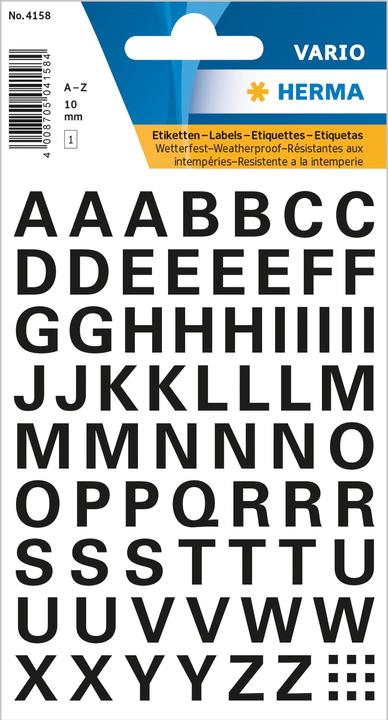Produktbild HERMA Buchstaben Etiketten